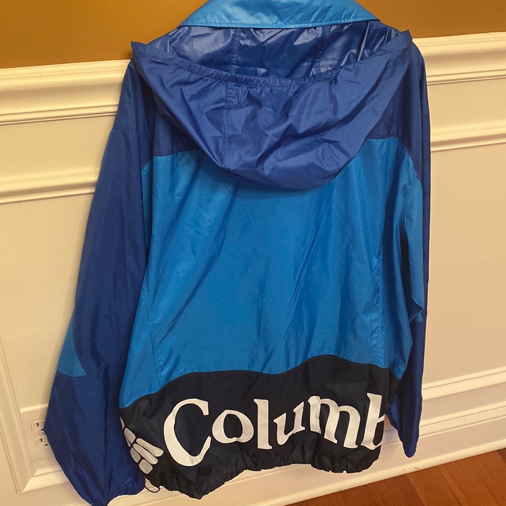 Columbia NWOT Men’s Blue & Black Lightweight Windbreaker Jacket - Sz XL